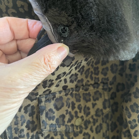 VINTAGE FENDI brown black Animal PRINT JACKET - Picture 13 of 16